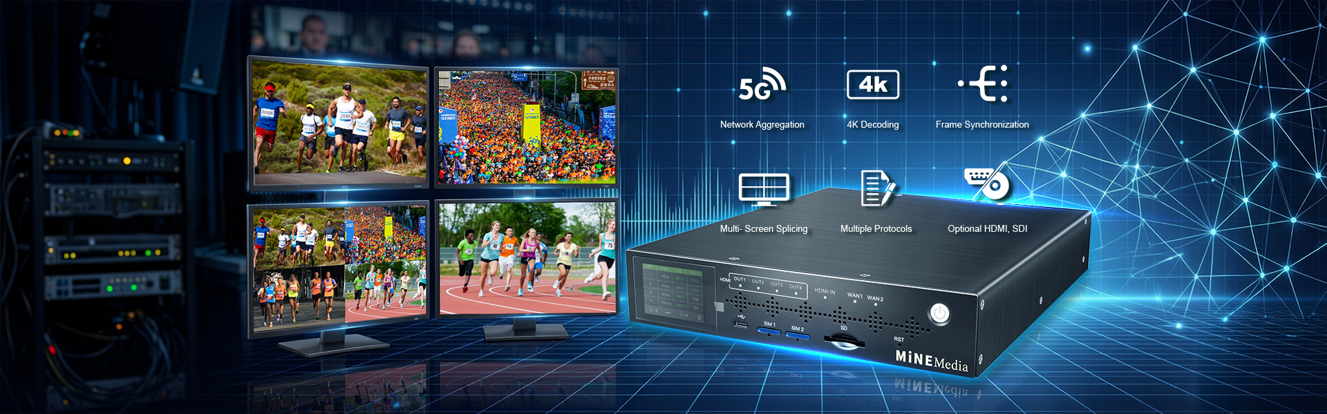5G Bonding Video Decoder