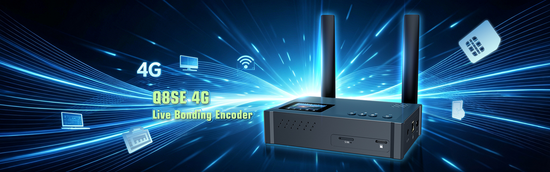 Mine Q8 SE 4G Live Bonding Encoder
